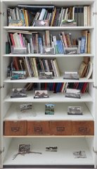 openhouse2015 · Schrank mit Postcard-Diorama-Boxes